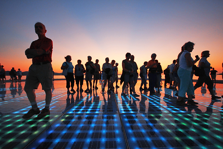 Suton na zadarskoj rivi 15. rujna 2011. (foto:Saša Čuka)