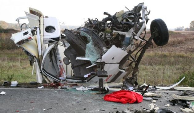 Prometna nesreća D55 ( foto Cropix)