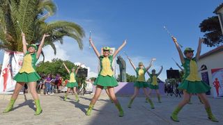 Odrzana je drzavna smotra mazoretkinja u organizaciji Hrvatskog mazoret saveza. Photo: Dino Stanin/PIXSELL Odrzana je drzavna smotra mazoretkinja u organizaciji Hrvatskog mazoret saveza. Photo: Dino Stanin/PIXSELL