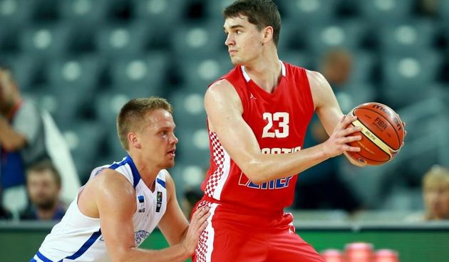 Arena Zagreb, Zagreb – Pripremni turnir za EuroBasket 2015., Hrvatska – Estonija. Photo: Igor Kralj i Marko Lukunic/PIXSELL