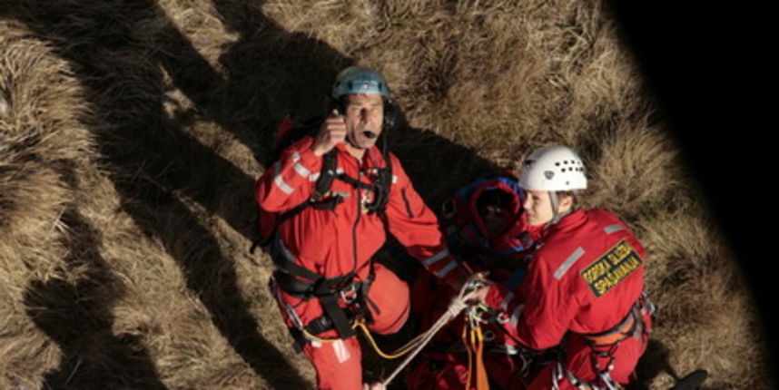 Priprema unesrećene za transport (Foto: GSS Zadar) Priprema unesrećene za transport (Foto: GSS Zadar)