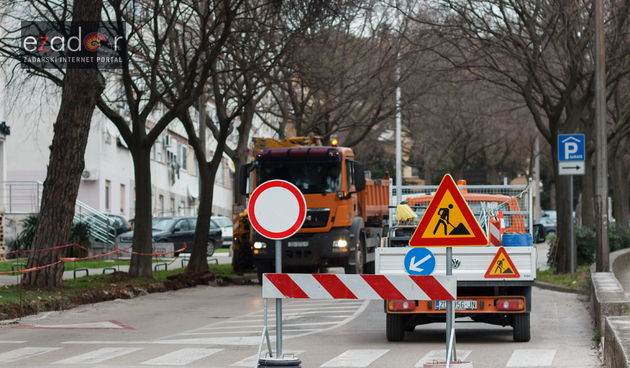 Đir po gradu, ponedjeljak 12. veljače 2018. Počeli radovi u ulici Bana Josipa Jelačića