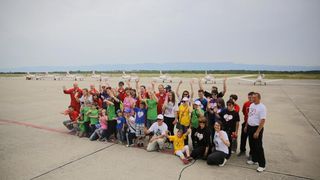 Štićenici humanitarne udruge “Jak kao Jakov” u posjeti zračnoj bazi Zemunik, Foto: Filip Brala/PIXSELL Štićenici humanitarne udruge “Jak kao Jakov” u posjeti zračnoj bazi Zemunik, Foto: Filip Brala/PIXSELL