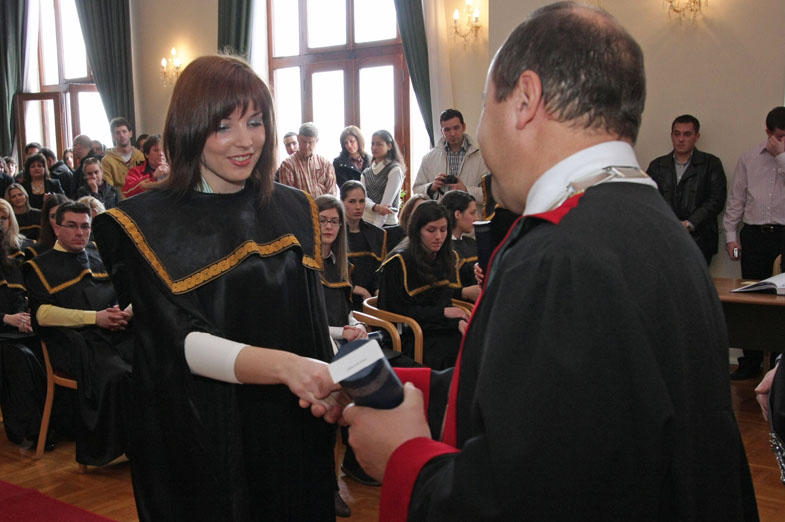 Promocija diplomiranih studenata, 7. ožujka 2009. (foto: Marin Gospić)
