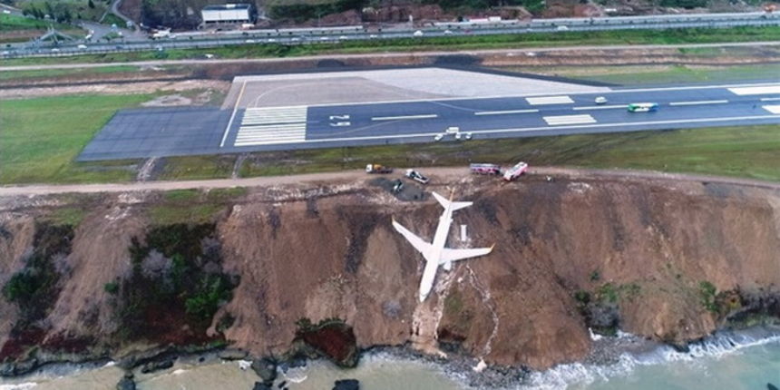 Avion skliznuo s piste u Trabzonu Avion skliznuo s piste u Trabzonu