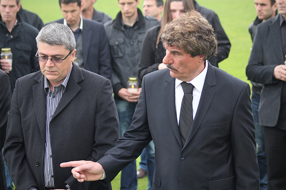 Obilježavanje 4. godišnjice smrti Hrvoja Ćustića (foto:Saša Čuka)