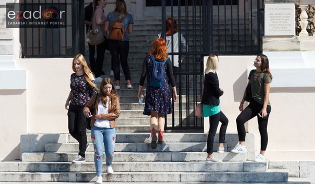 Đir po gradu, ponedjeljak 2. listopada 2017. Studenti, Sveučilište u Zadru