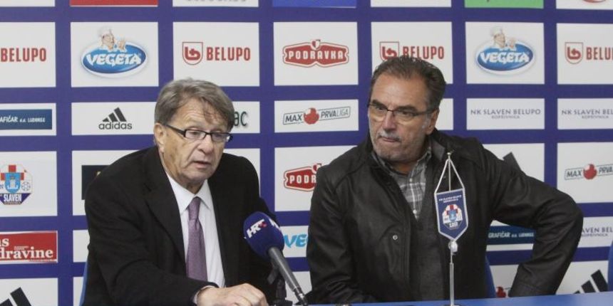 Konferencija za medije nakon utakmice. Miroslav Ciro Blazevic i Ante Cacic. Photo: Marijan Susenj/PIXSELL Konferencija za medije nakon utakmice. Miroslav Ciro Blazevic i Ante Cacic. Photo: Marijan Susenj/PIXSELL