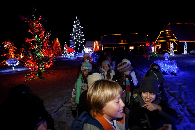 Cazma, 161209.
Grabovnica pokraj Cazme – Bozicna prica obitelji Salaj.
Zlatko Salaj ukrasio je i ove godine cijelo imanje s oko 1 milijun lampica. 
Za posjetitelje ce imanje biti otvoreno od subote 19.12. – 06. sijecnja od 17 h -21h. 
Foto: Goran Mehkek /