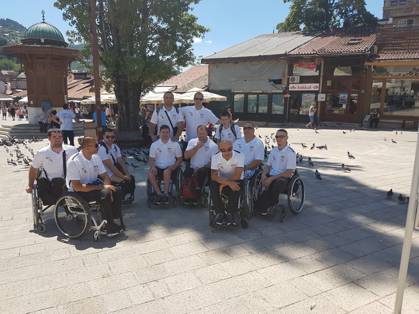 Hrvatska košarkaška reprezentacija u kolicima nastupila na EP divizije B u Sarajevu Hrvatska košarkaška reprezentacija u kolicima nastupila na EP divizije B u Sarajevu