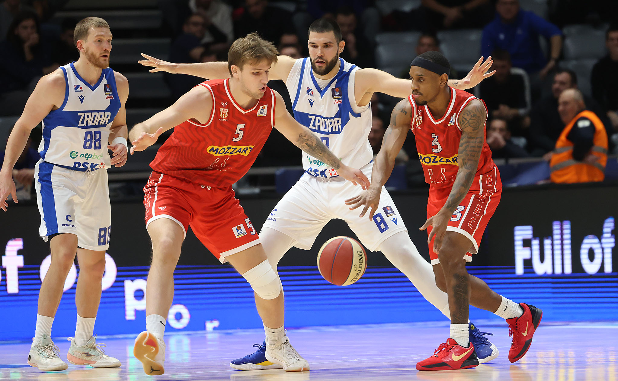 AdmiralBet ABA liga, 12. kolo: KK Zadar – Borac Mozzart 89-67