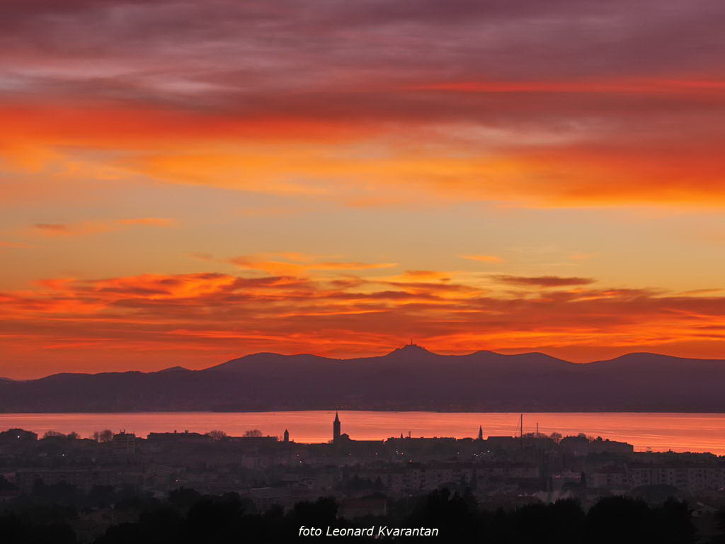 Spektakularni zalasci sunca u veljači, Foto: Leonard Kvarantan Spektakularni zalasci sunca u veljači, Foto: Leonard Kvarantan