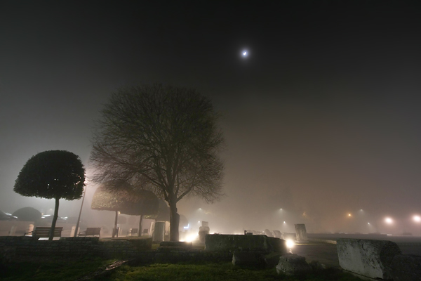 Zadarska večer u magli 8. veljače (foto:Saša Čuka)