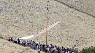 30.08.2015., Kornati – Na otoku Kornatu obiljezena je 8. obljetnica stradanja 12 vatrogasaca iz Sibenika, Vodica i Tisnog. Photo: Dusko Jaramaz/PIXSELL 30.08.2015., Kornati – Na otoku Kornatu obiljezena je 8. obljetnica stradanja 12 vatrogasaca iz Sibenika, Vodica i Tisnog. Photo: Dusko Jaramaz/PIXSELL