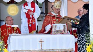 Donacija Vukšićkih bećara novoj crkvi u Baranji