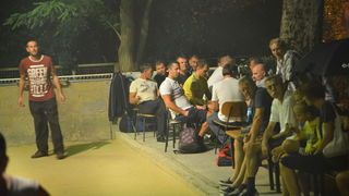 U povodu blagdana Kraljice Mira u Stanovima odigrana utakmica između liječnika i predstavnika Gradske uprave, Foto: Iva Perinčić