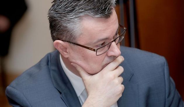 Na dnevnom redu Odbora za ratne veterane danas je bio prijedlog za iskazivanje povjerenja Tomi Medvedu za obavljanje duznosti ministra branitelja. Prijedlog je obrazlozio predsjednik Vlade Republike Hrvatske Tihomir Oreskovic. Photo: patrik Macek/PIXSELL