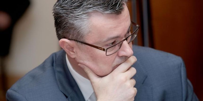 Na dnevnom redu Odbora za ratne veterane danas je bio prijedlog za iskazivanje povjerenja Tomi Medvedu za obavljanje duznosti ministra branitelja. Prijedlog je obrazlozio predsjednik Vlade Republike Hrvatske Tihomir Oreskovic. Photo: patrik Macek/PIXSELL