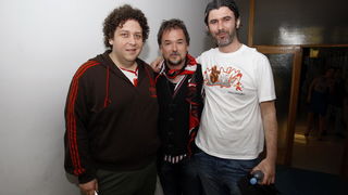 Biograd na Moru, 120510. 
Domacin ovogodisnje dodjele diskografske nagrade Porin je grad Biograd na Moru.
Prve veceri Porina odrzan je koncert pod nazivom Najbolje od Porina, a izvodile su se najbolje pobjednicke pjesme. 
Na slici: TBF i Gibonni.
Foto: Ju