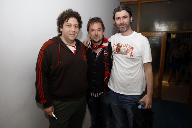 Biograd na Moru, 120510. 
Domacin ovogodisnje dodjele diskografske nagrade Porin je grad Biograd na Moru.
Prve veceri Porina odrzan je koncert pod nazivom Najbolje od Porina, a izvodile su se najbolje pobjednicke pjesme. 
Na slici: TBF i Gibonni.
Foto: Ju