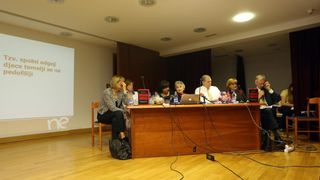 U dvorani samostana Skolskih sestara Franjevki u Arbanasima odrzana je promocija knjige Dr. Judith Reisman Seksualna sabotaza. Photo: Filip Brala/PIXSELL