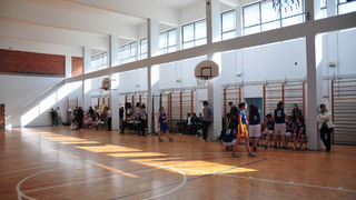 Prvenstvo srednjih skola u kosarci: Ekonomska – Privatna gimnazija, Foto. Ivan Dilber