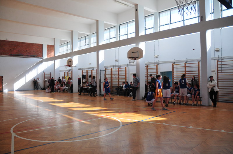 Prvenstvo srednjih skola u kosarci: Ekonomska – Privatna gimnazija, Foto. Ivan Dilber