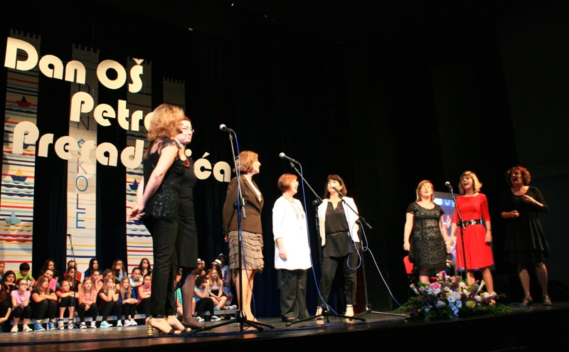 U HNK Zadar održana je priredba u povodu Dana OŠ Petra Preradovića na kojoj su nastupili učenici ali i profesori, Foto: Marija Cvetković