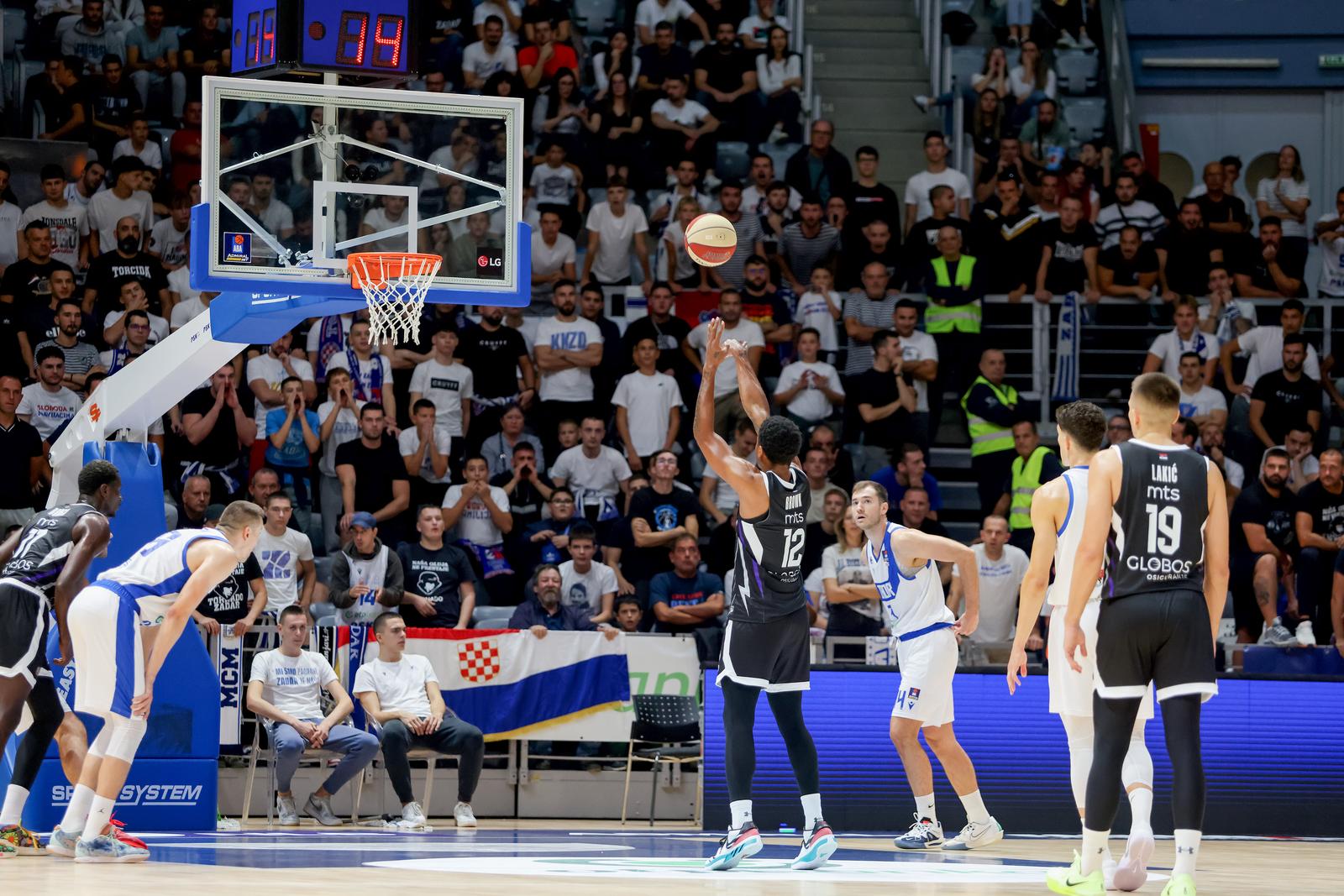 AdmiralBet ABA liga, 5. kolo: KK Zadar – KK Partizan