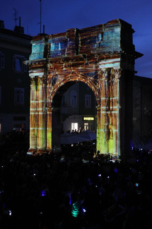 Festival Visualia – igra munjama i strujom Foto:Dusko Marusic/PIXSELL