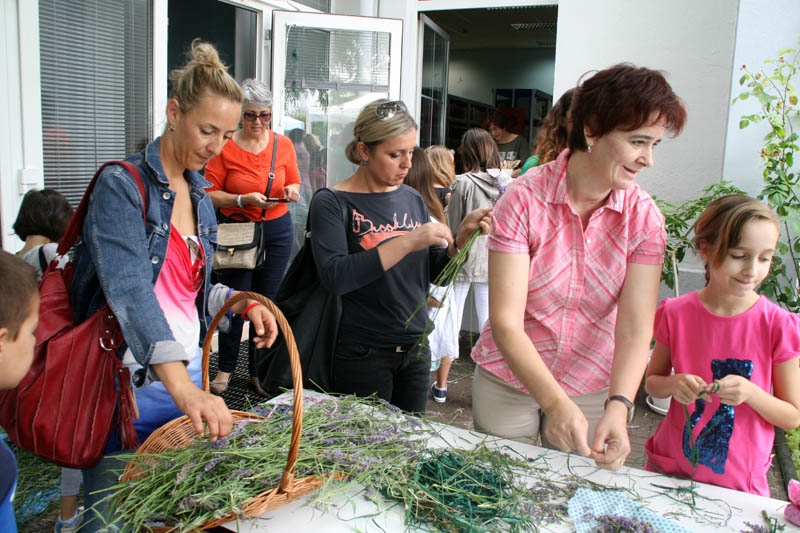 Danas je održana kreativna radionica za velike i male u organizaciji Dječjeg odjela Gradske knjižnice Zadar: izrada stručaka i jastučića od lavande od 10-12 h. Radionicu je vodila gospođa Jadranka Plantak. Foto by Lucija Juravic Danas je održana kreativna radionica za velike i male u organizaciji Dječjeg odjela Gradske knjižnice Zadar: izrada stručaka i jastučića od lavande od 10-12 h. Radionicu je vodila gospođa Jadranka Plantak. Foto by Lucija Juravic