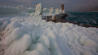 Senj u zagrljaju ledenog pokrivača, foto: Leo Banić