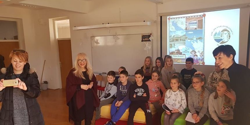 Učenici četvrtog razreda OŠ “Petar Zoranić ” Nin Učenici četvrtog razreda OŠ “Petar Zoranić ” Nin