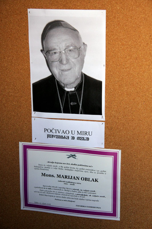 Posljednji ispraćaj nadbiskupa Marijana Oblaka