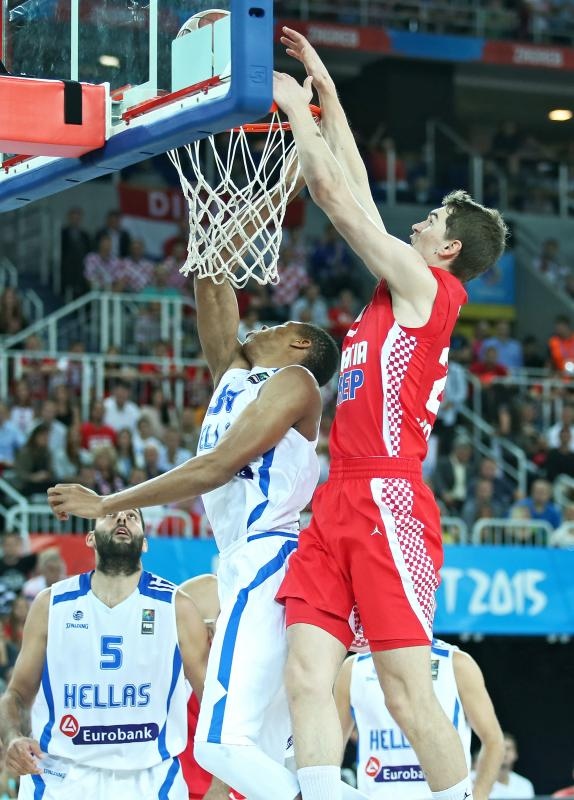 06.09.2015., Arena Zagreb, Zagreb – EuroBasket 2015., skupina C, 02. kolo, Grcka – Hrvatska. Foto: PIXSELL 06.09.2015., Arena Zagreb, Zagreb – EuroBasket 2015., skupina C, 02. kolo, Grcka – Hrvatska. Foto: PIXSELL