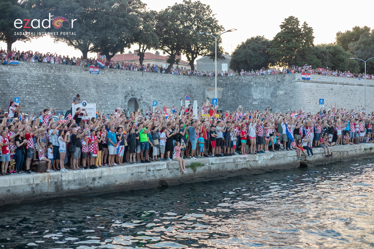 Veličanstven doček četvorice zadarskih Vatrenih Veličanstven doček četvorice zadarskih Vatrenih