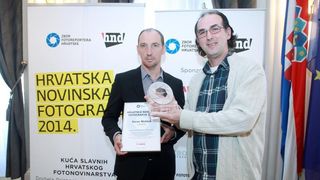 Velika dvorana HND-a, Proglasenje pobjednika 12. natjecaja Hrvatska novinska fotografija. Photo: Goran Jakus/PIXSELL Velika dvorana HND-a, Proglasenje pobjednika 12. natjecaja Hrvatska novinska fotografija. Photo: Goran Jakus/PIXSELL