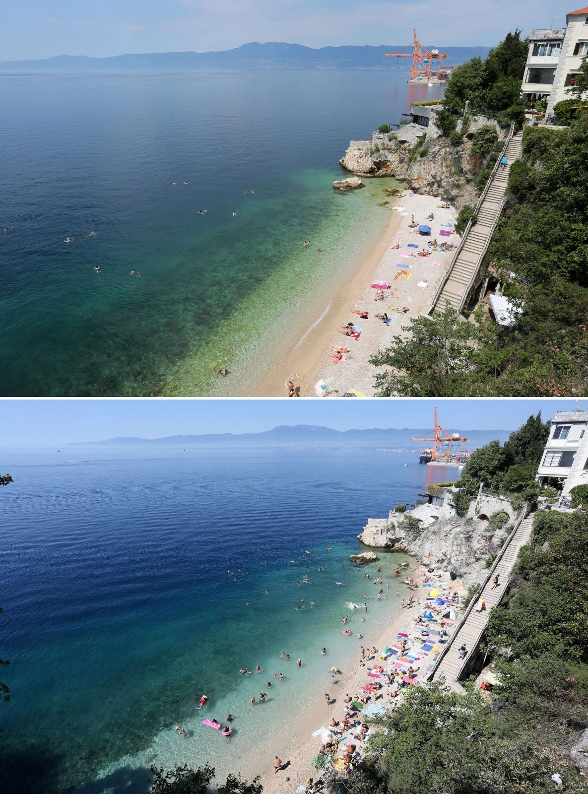 Kombo fotografije: Kako COVID-19 utječe na turističku sezonu