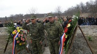 Polaganje vijenaca u spomen na žrtve Medviđe Polaganje vijenaca u spomen na žrtve Medviđe