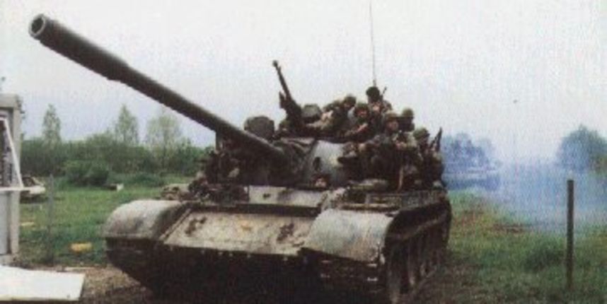 Hrvatski tenk u akciji