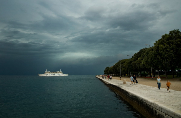 Zadar: Pred neveru 20. lipnja 2009.