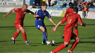 Zadar, 260513.
Stadion Stanovi.
Utakmica MAXtv 1. HNL izmedju Zadra i Splita.
Na fotografiji: Jerbic (15).
Foto: Luka Gerlanc / CROPIX