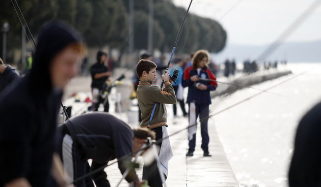 Zadar, 201110.Kup sv. Krsevana, natjecanje u sportskom ribolovu sa zadarske rive u organizaciji SRD Zubatac.Foto: Jure Miskovic / CROPIX