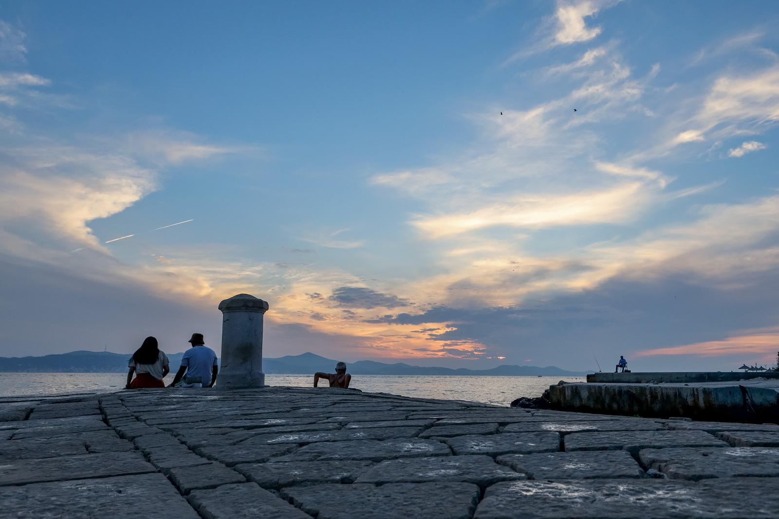 Smiraj rujanskog dana u Zadru Smiraj rujanskog dana u Zadru