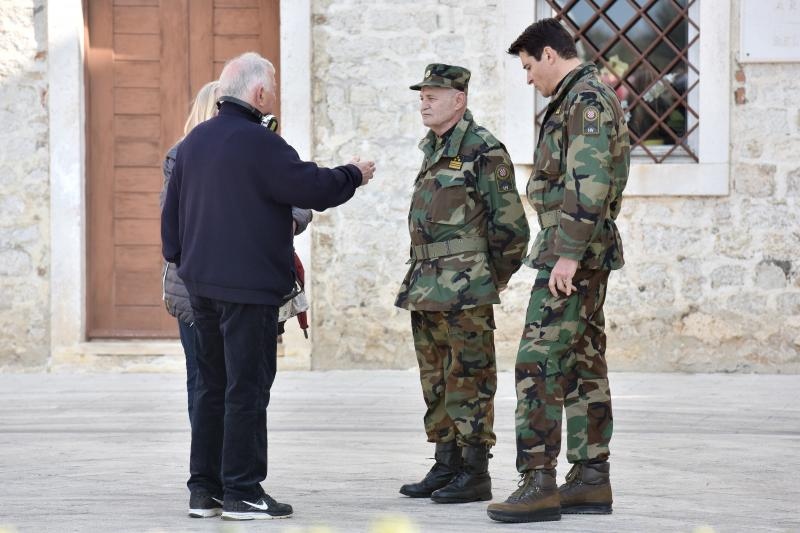 Snimanje scene iz filma “General” na zadarskom Forumu