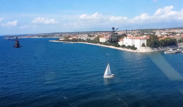 Kiowa Warriori iznad Zadra