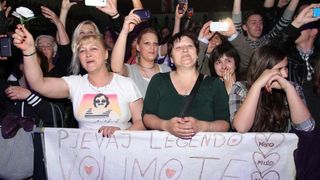 Mate Miso Kovac nastupio pred prepunom dvoranom Graditeljske skole. Photo: Vjeran Zganec Rogulja/PIXSELL Mate Miso Kovac nastupio pred prepunom dvoranom Graditeljske skole. Photo: Vjeran Zganec Rogulja/PIXSELL