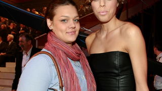 Zagreb, 261210.
HTV, studio Anton Marti, Prisavlje BB.
59. izbor sportasa 2010. godine u organizacij Sportskih novosti.
Na fotografiji: Sandra Perkovic i Blanka Vlasic.
Foto: Ronald Gorsic / CROPIX