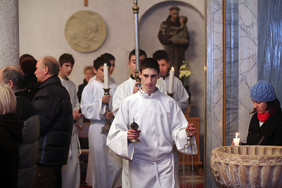 Crkva Sv. Šime : Svečana proslava Svijećnice (foto:Saša Čuka)