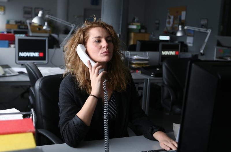 Prva klapa snimanja nove HTV-ove serije “Novine”, redatelja Dalibora Matanića Jednu od glavnih uloga ima Zadranka Tihana Lazović. Foto: Željko Lukunić/PIXSELL Prva klapa snimanja nove HTV-ove serije “Novine”, redatelja Dalibora Matanića Jednu od glavnih uloga ima Zadranka Tihana Lazović. Foto: Željko Lukunić/PIXSELL